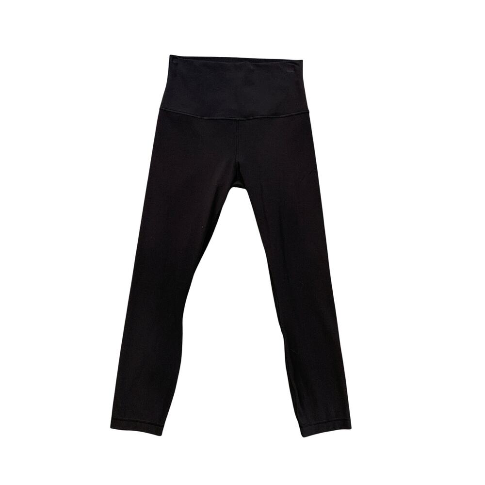 Lululemon Leggings Womens 6 Align High Rise Cropped Loungewear Wide Waistband